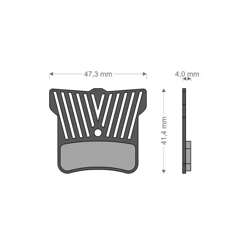 Pastilhas de freio Light Tech Shimano XT / Saint BR / Zee BR / BR Mt520 / Trp/ Tektro - image