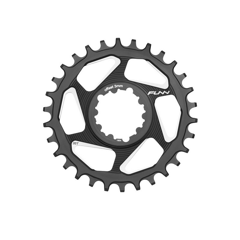 Chainring 30T Solo DX Narrow Wide SRAM Direct Mount 3mm Offset Aluminum Black