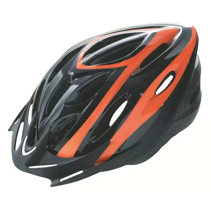 Rider Helmet Black/Orange Size M (54-58cm) - image
