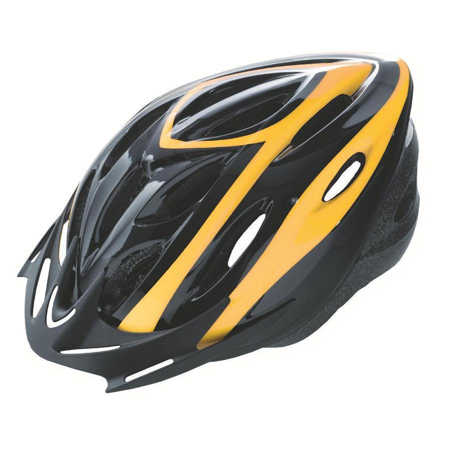 Rider Helmet Black/Yellow Size L (58-61cm)
