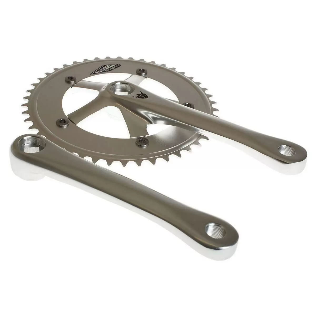 Crankset fixed gear track pista rd2 46t silver #1