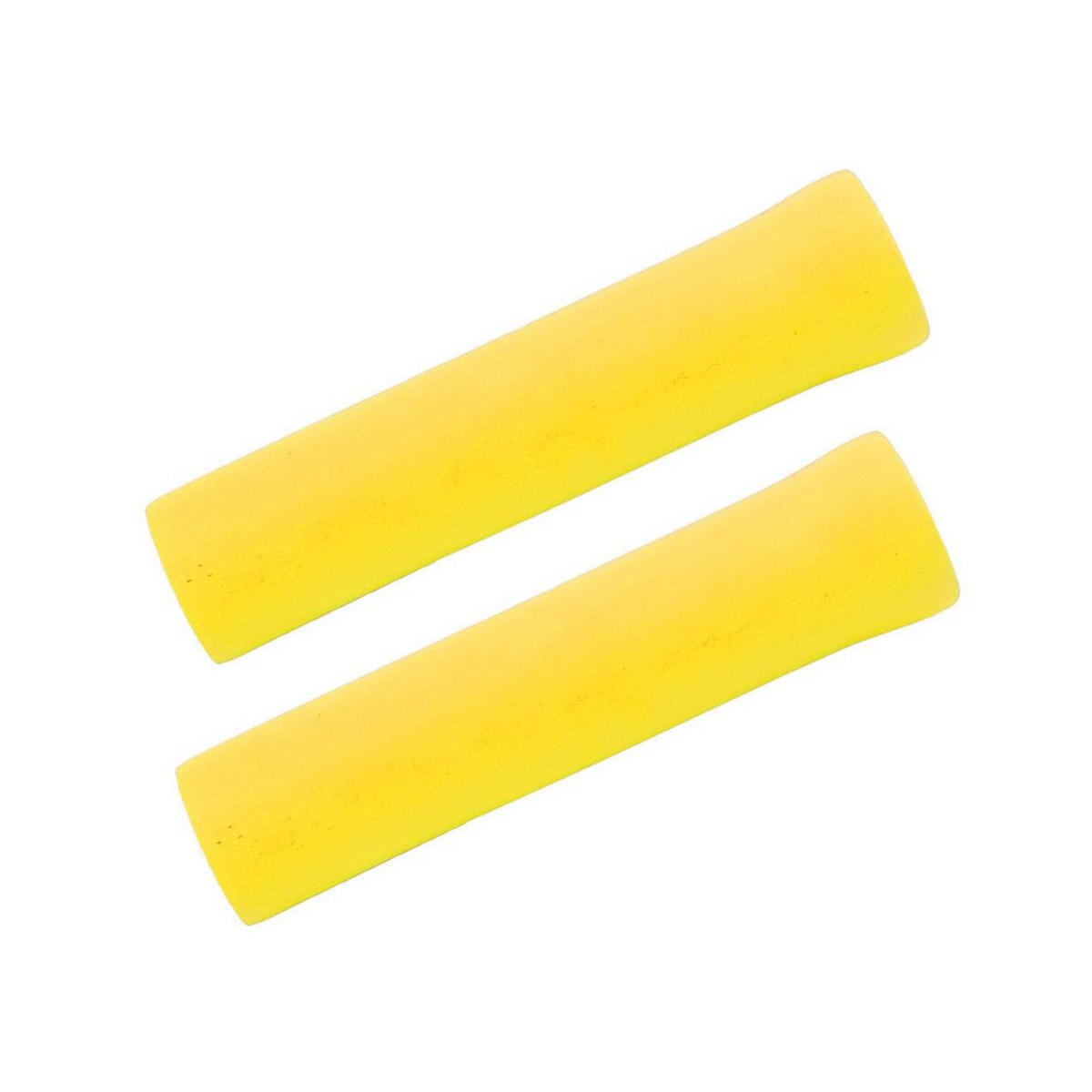 Par puños MTB 130 mm silicona amarillo
