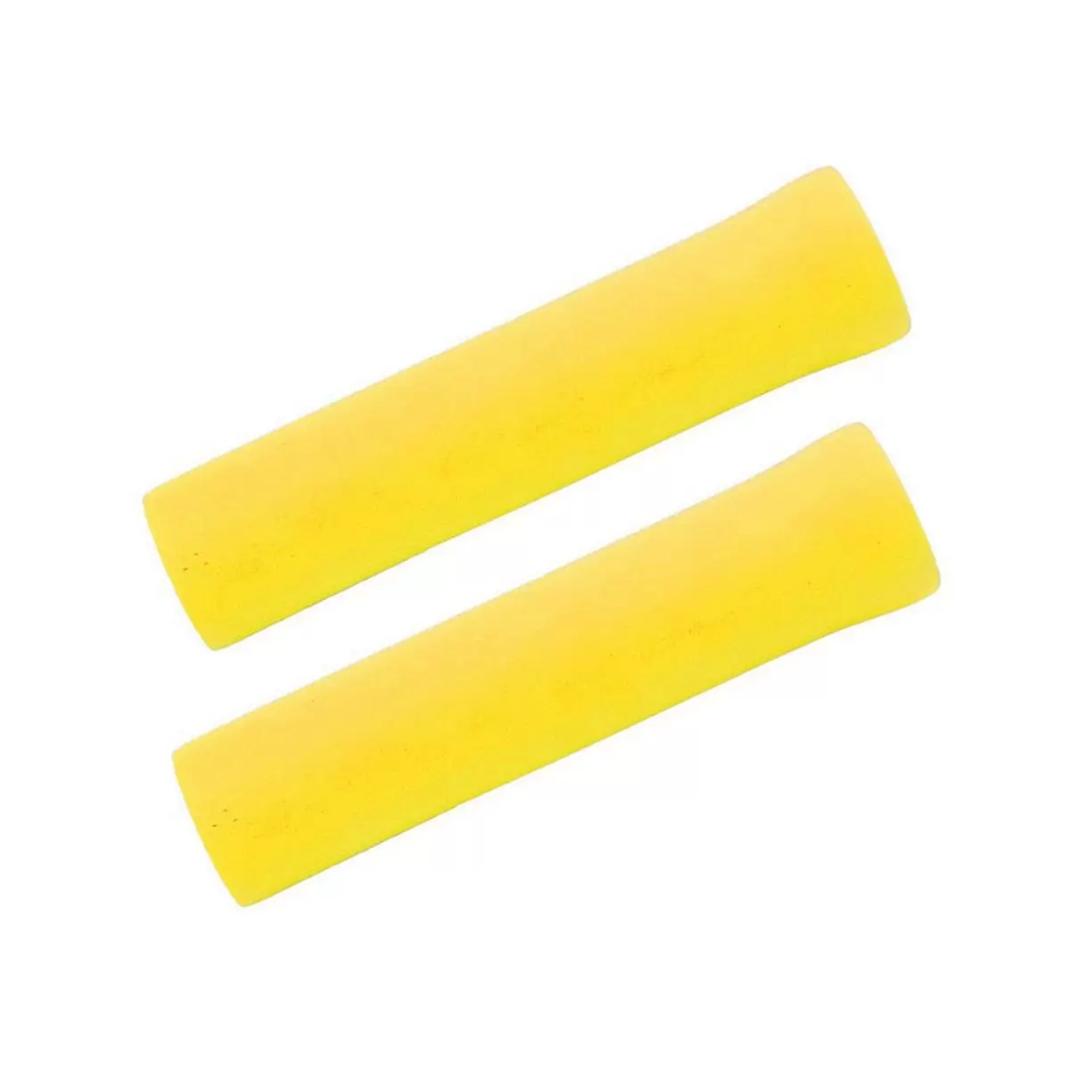 Pair grips MTB 130 mm silicone yellow - image