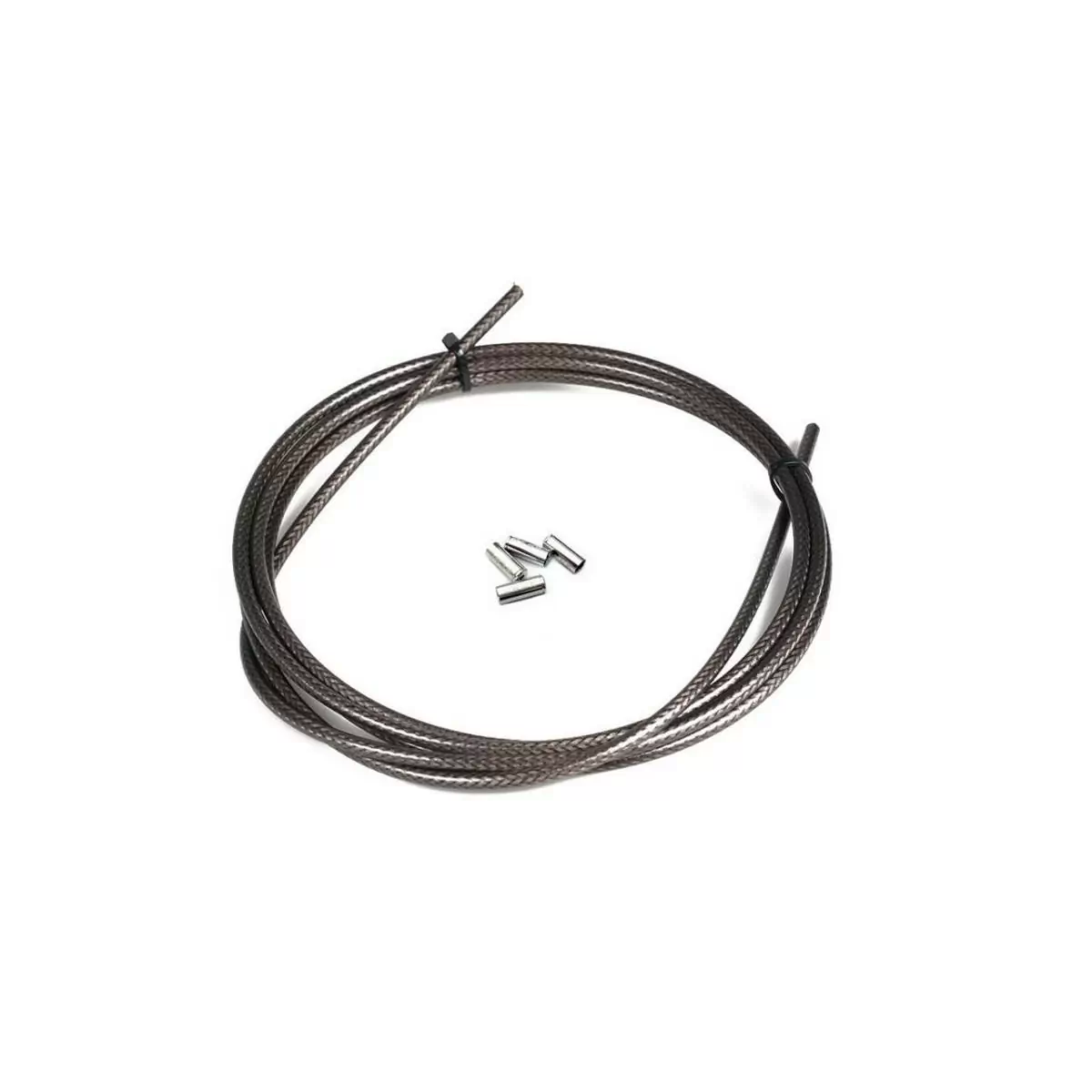 cable de freno carcasa exterior 5mm x 2,5m negro carbón - image