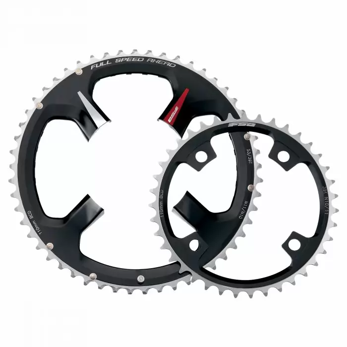 Chainring K-FORCE ABS 4 holes 110 x 53T Shimano/Sram 10/11 red WA421 - image