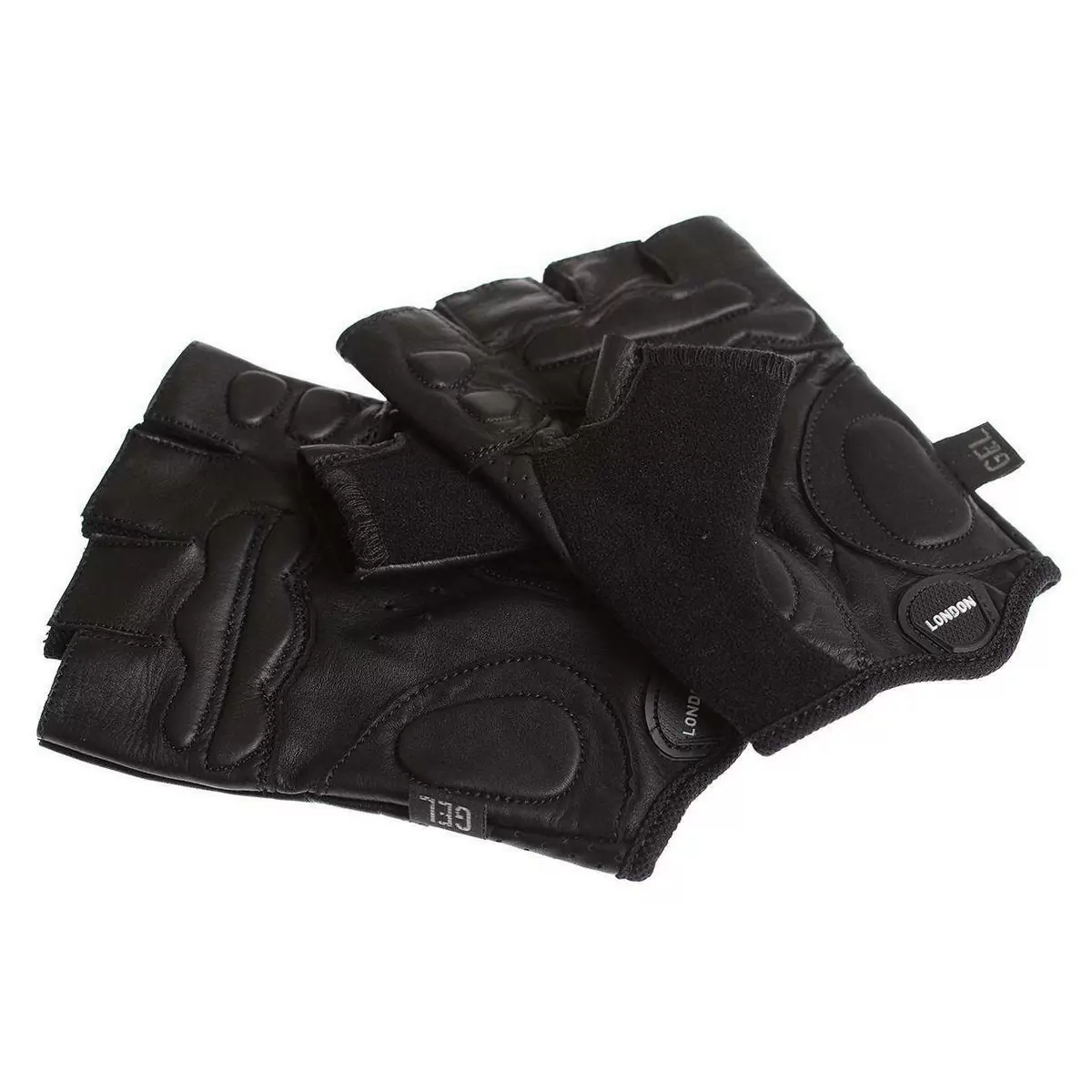 leather gloves classic sport size s black #2