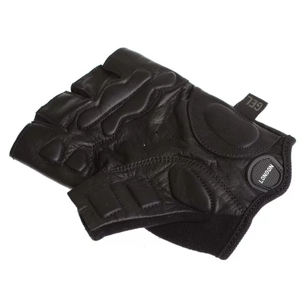 leather gloves classic sport size s black #3