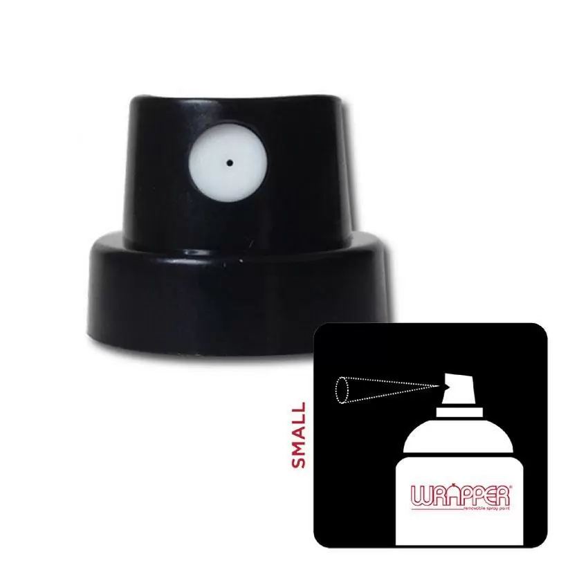spray can nozzle spare for round spray black - image
