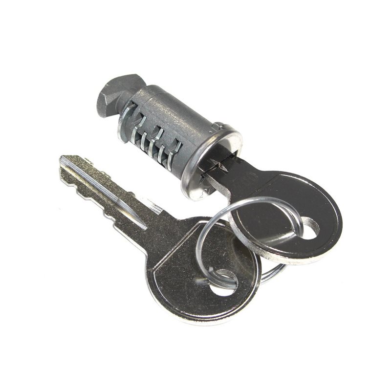 Lock with a key for roof bike carrier
