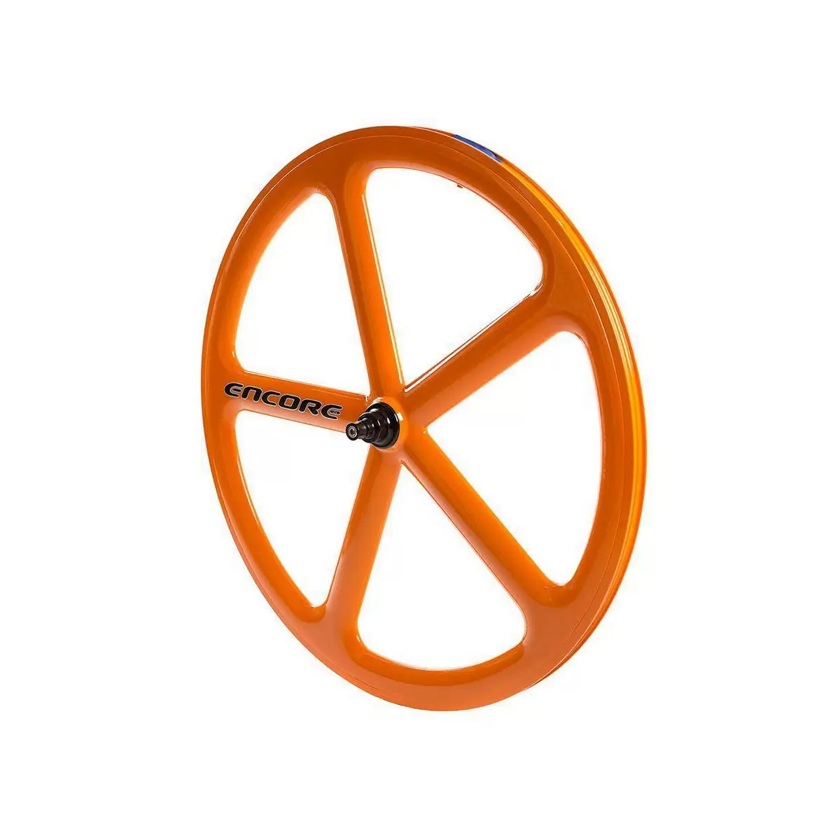 rear wheel 700c track 5 spokes orange nmsw Encore Fixed Wheel, Rear w