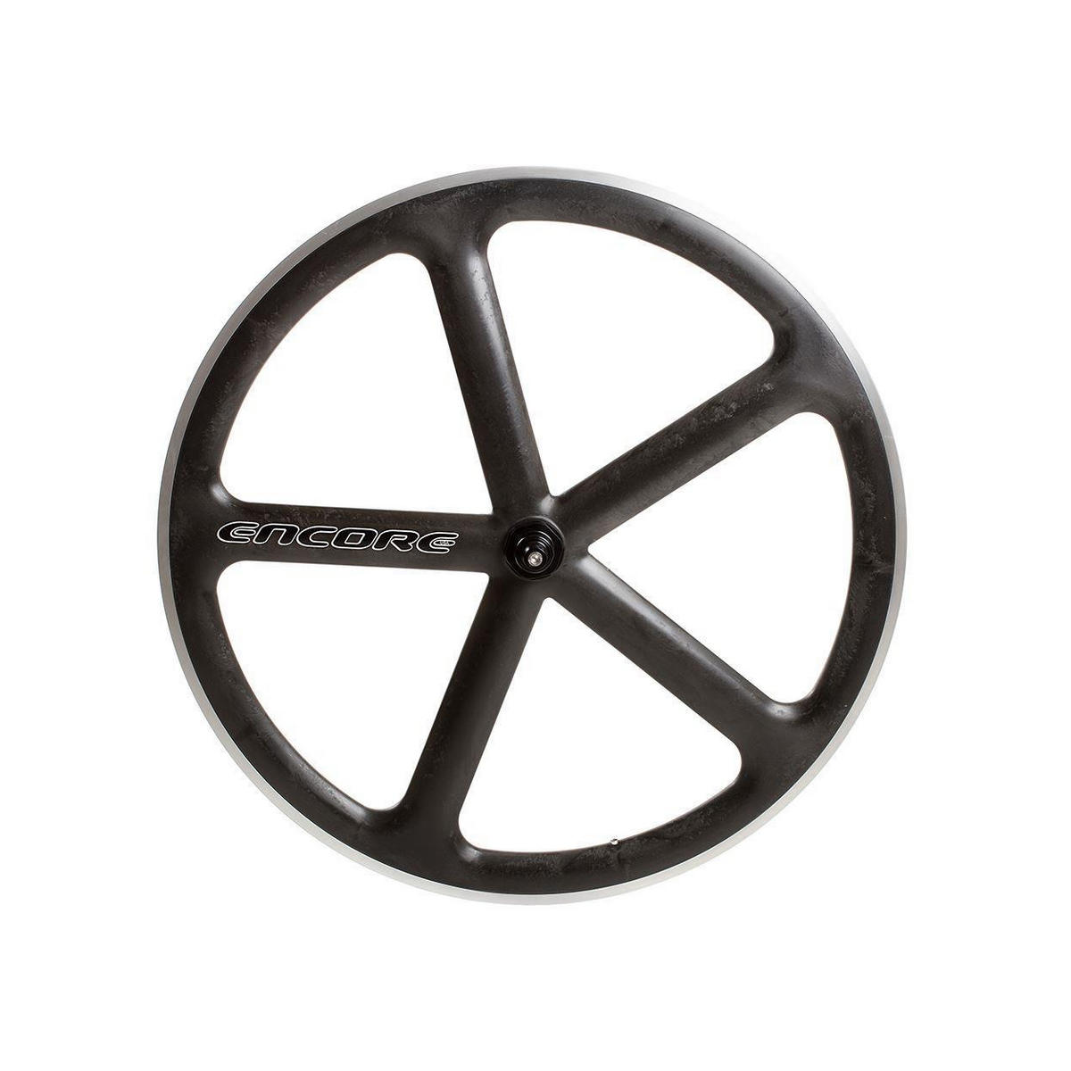 rear wheel 700c track 5 spokes carbon weave natural msw