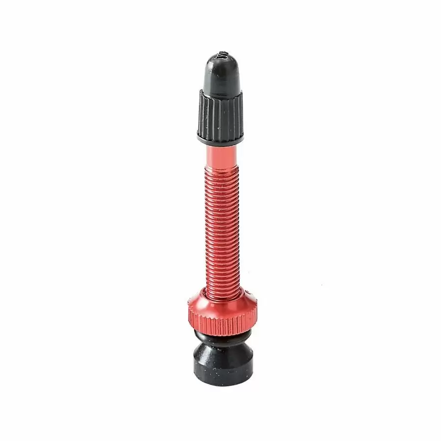 Tubeless tapered valve red 45mm - image