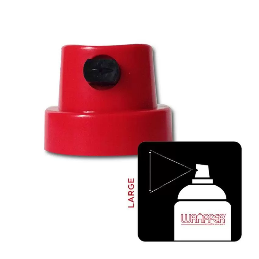 spray can nozzle spare for a wide spray 2-15cm red - image