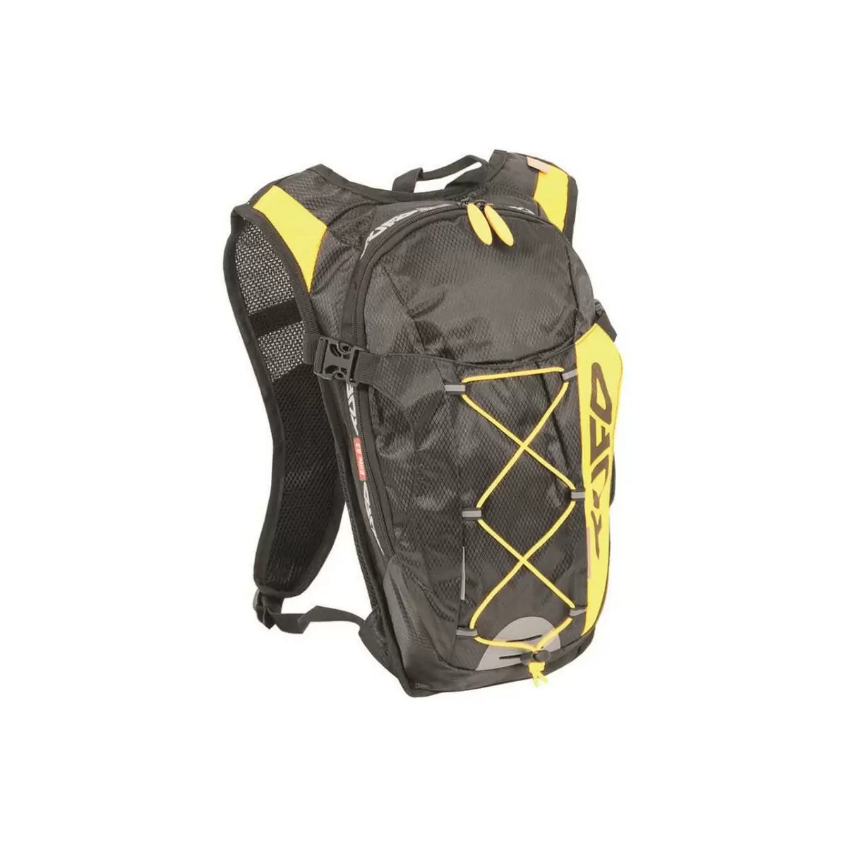 Backpack multifonctionnel cycliste 10l jaune noir #1