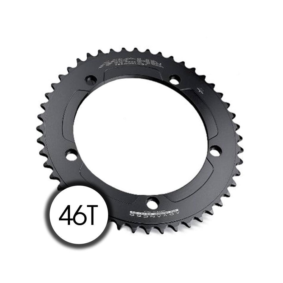 corona advanced pista 46t x 144mm nero