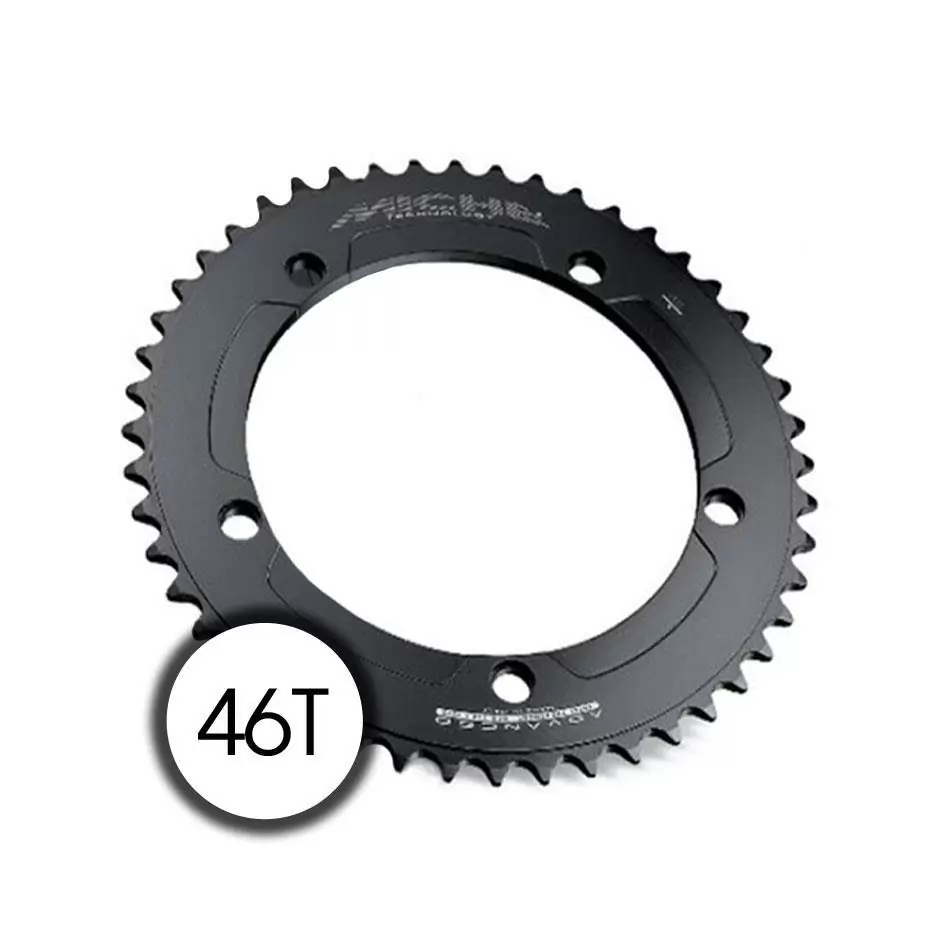 corona advanced pista 46t x 144mm nero - image