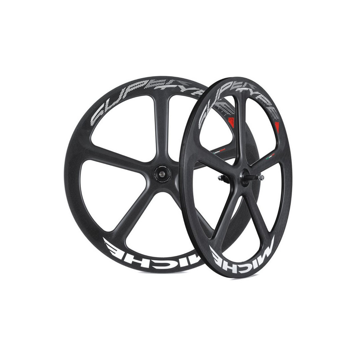 wheelset supertype spx5 carbon 3k tubular track black v17
