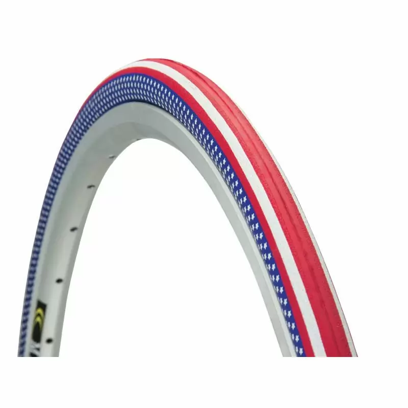 Tire Sport Usa Flag 700x25c Blue Wire Red/Blue - image