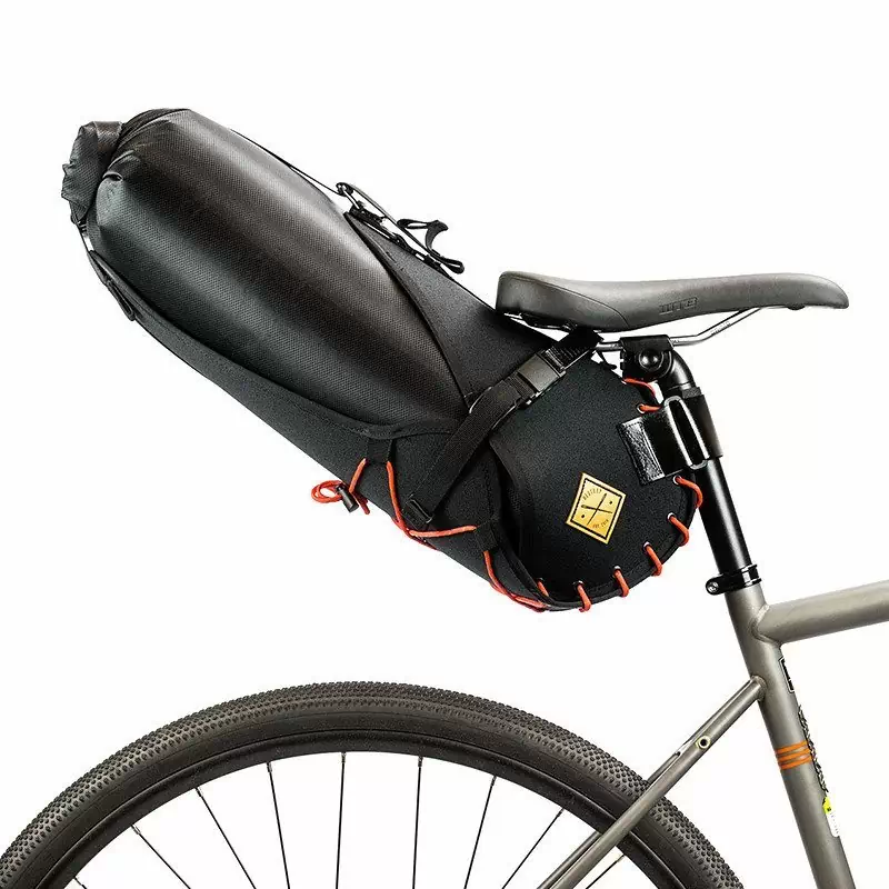 Carry saddle bag holster & dry bag 14 litre black / orange - image