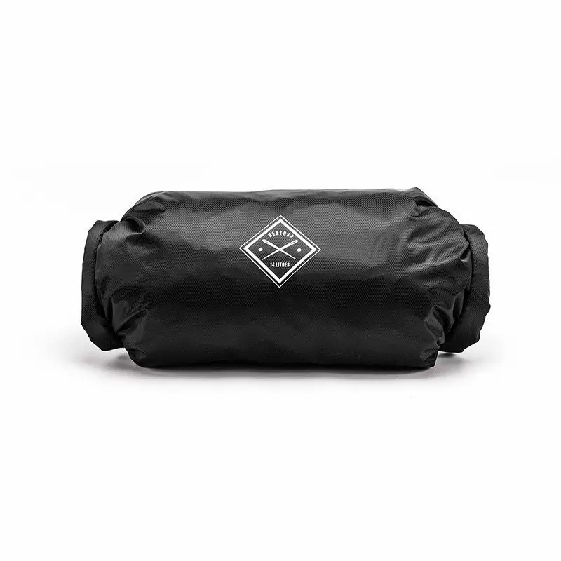 Sacca impermeabile manubrio double roll dry bag 14 litri nero - image