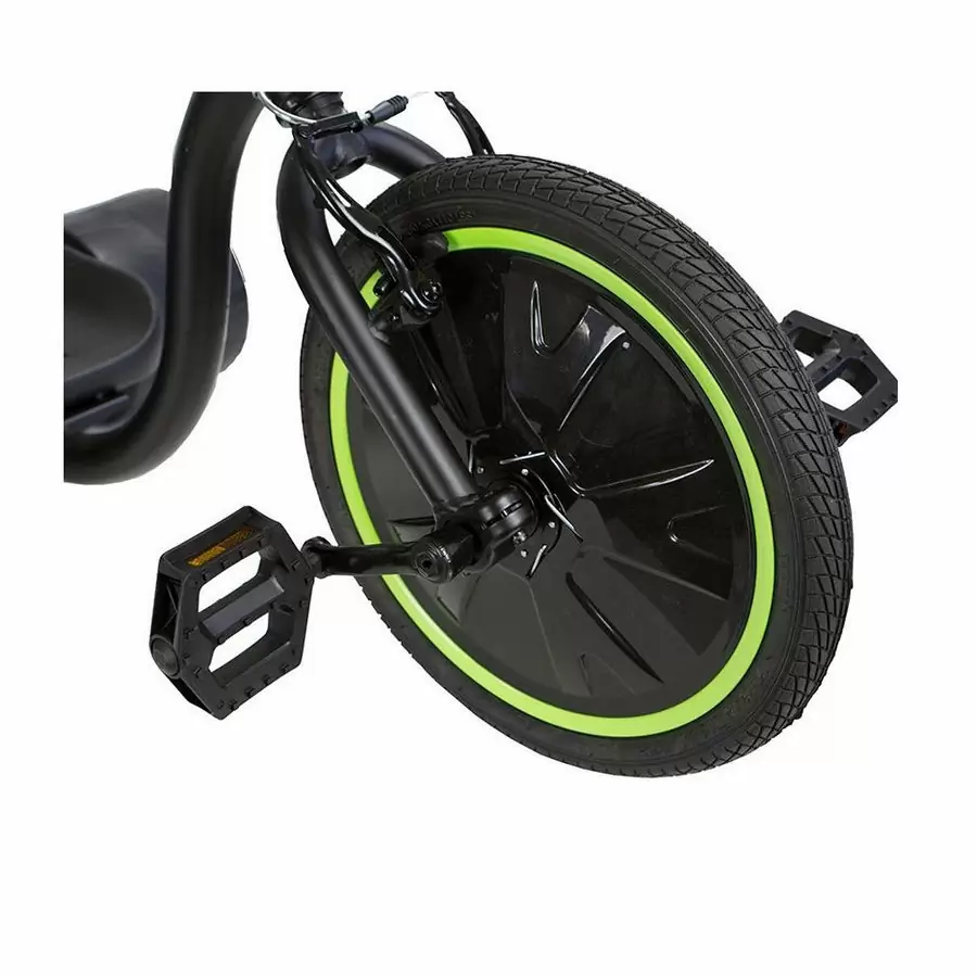 Drift trike roues 16'' vert/noir #1