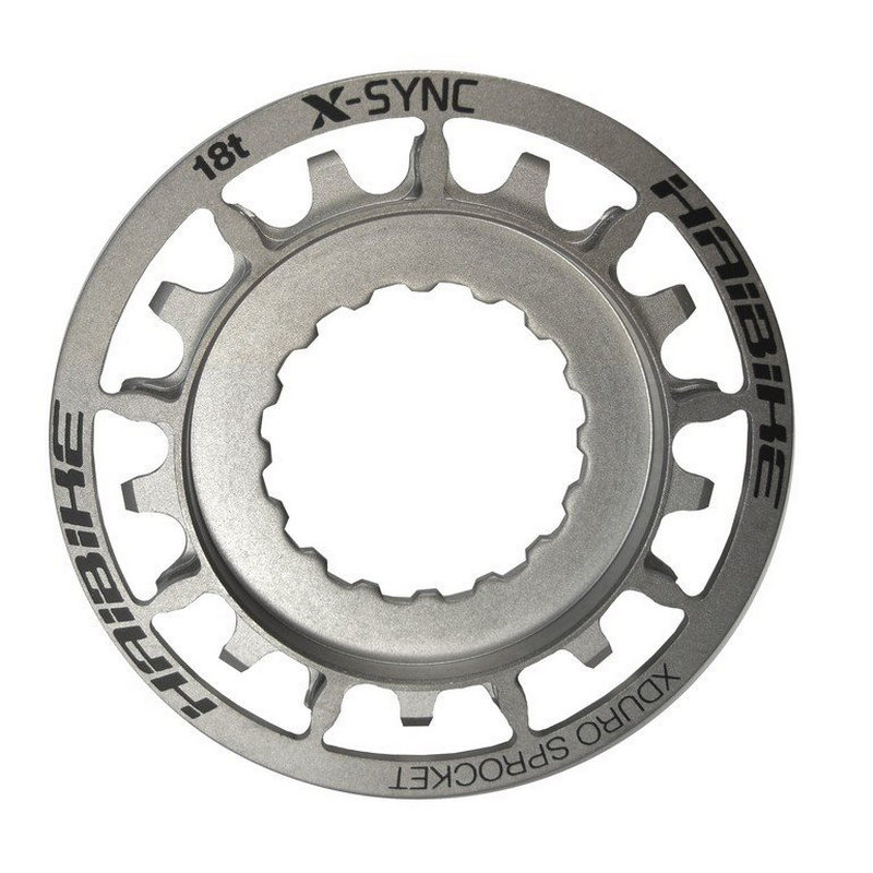 Pignone E-Bike per Bosch Xduro 18 denti acciaio inox silver