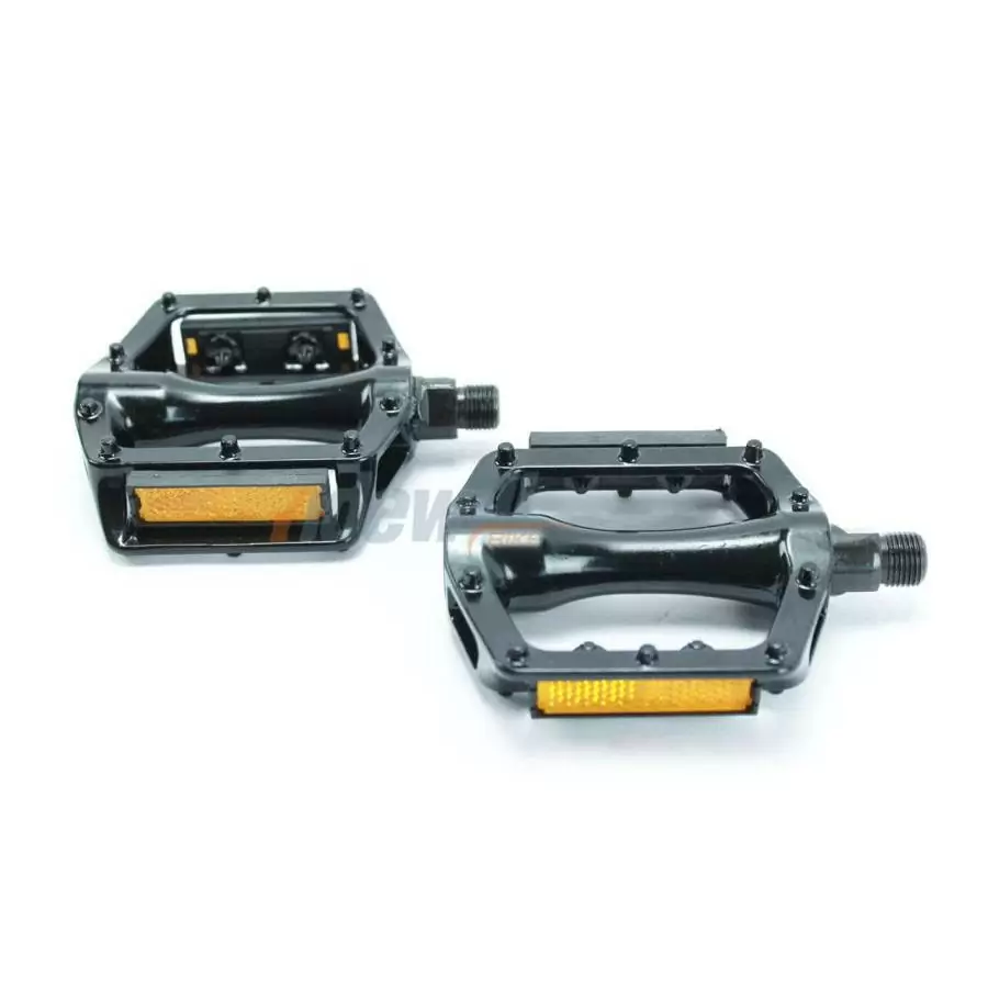Pair bmx aluminum pedals 9/16 'blacks #2