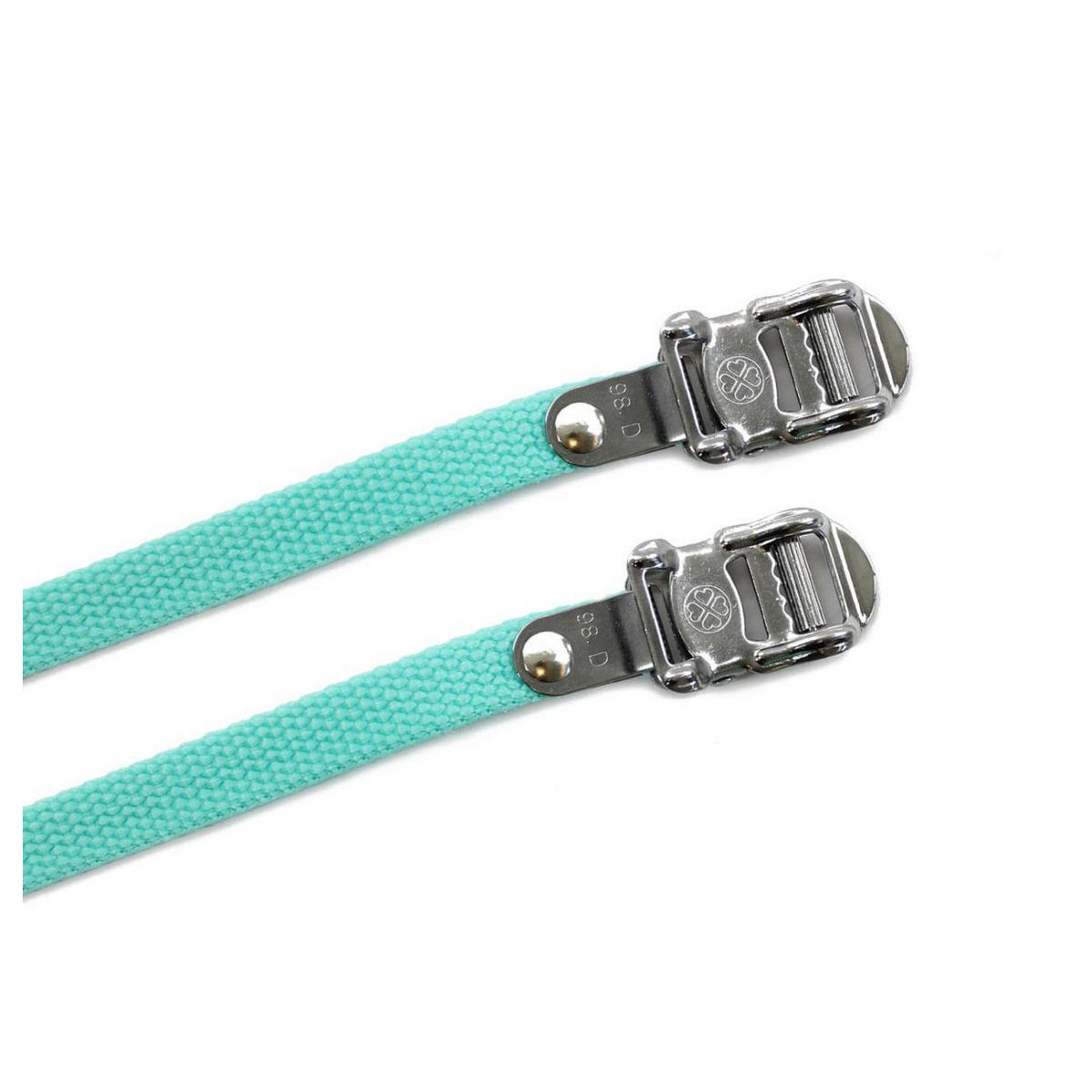 Coppia cinturini per puntapiedi colore verde