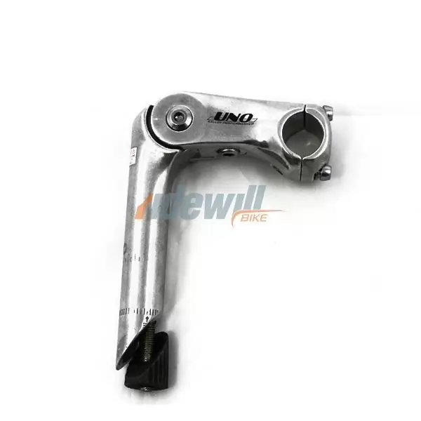 uno alloy adjustable handle stem 90mm silver alu 22,2mm - image