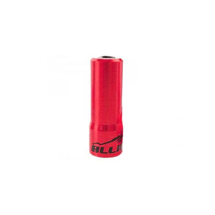 Brake casing end ø 175 x 52 mm aluminum red