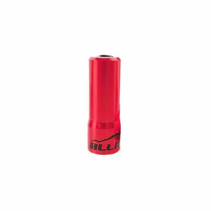 Brake casing end ø 175 x 52 mm aluminum red - image