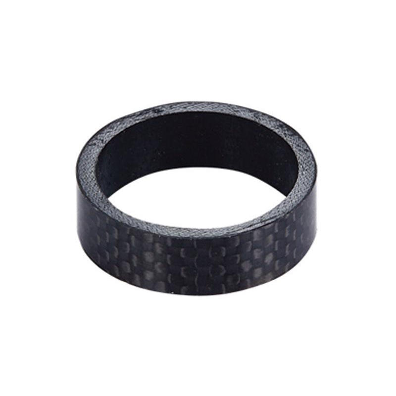 Headset spacer 1-1/8'' carbon fiber 10mm black