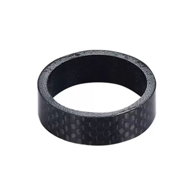 Headset spacer 1-1/8'' carbon fiber 10mm black - image