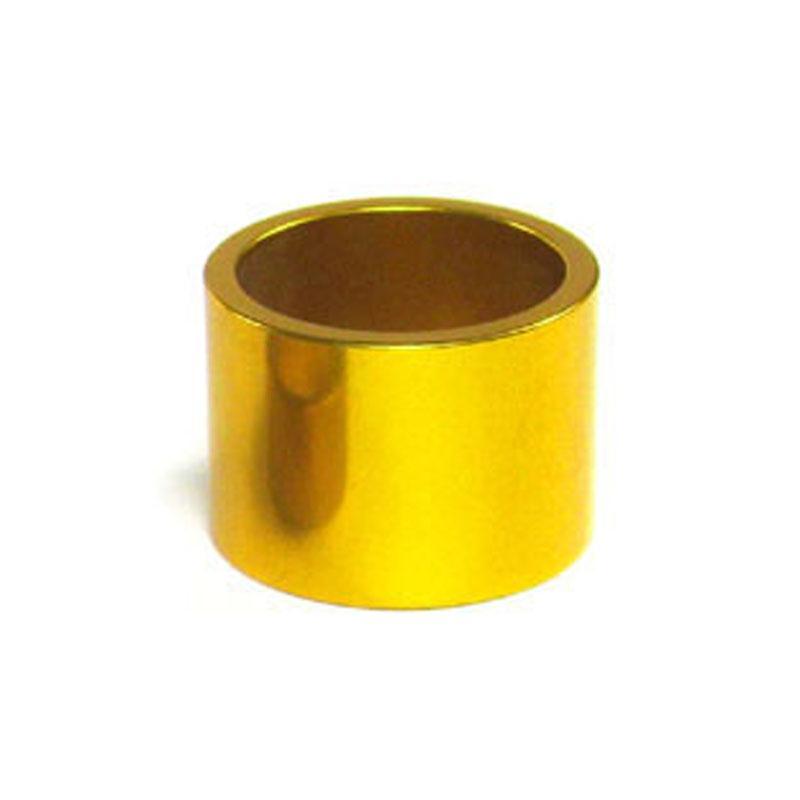 Espaçador de fone de ouvido 1-1/8'' alumínio anodizado 20mm dourado