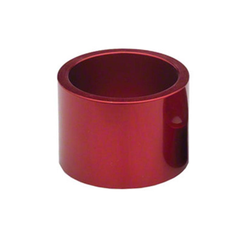 Spacer 1-1/8 anodized aluminium 20mm red