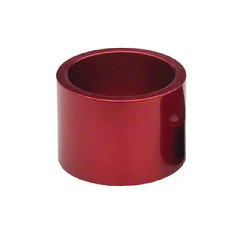 Spacer 1-1/8 anodized aluminium 20mm red - image