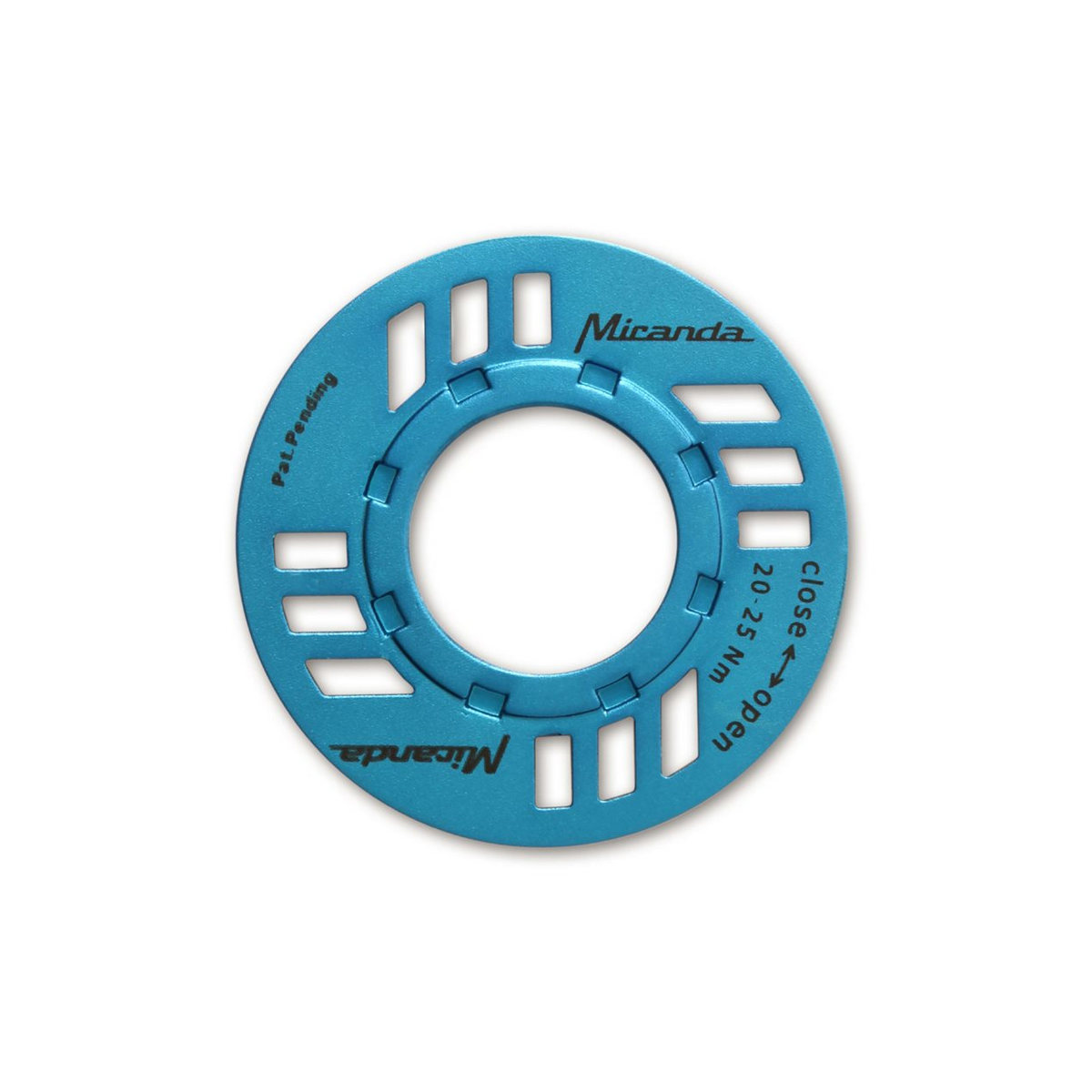 E-Chainguard Nut for eBike Bosch drive unit blue