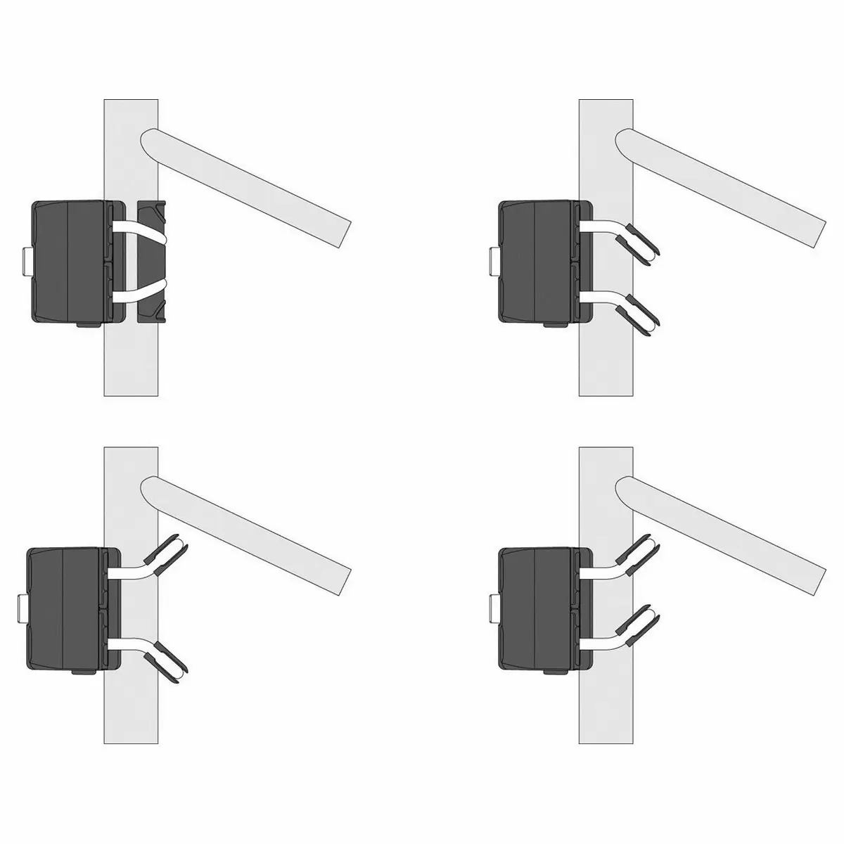 Sistema di fissaggio B-Fix per seggiolino attacco al telaio #3