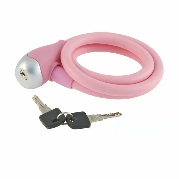 coil lock silicon lock pink 12 x 1200 mm - image