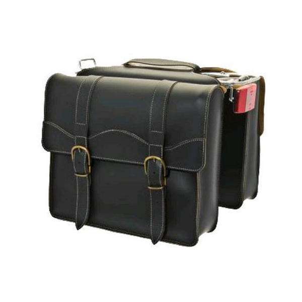 Bag rear in black leather