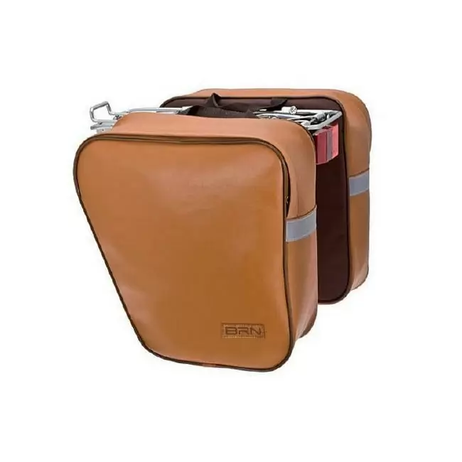 Bag separate of imitation leather honey colour - image