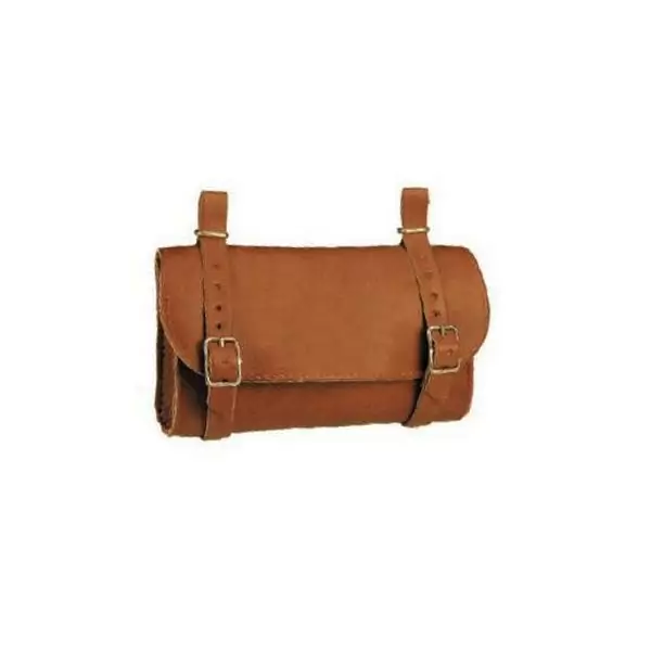 Bag underseat in honey eco leather - image