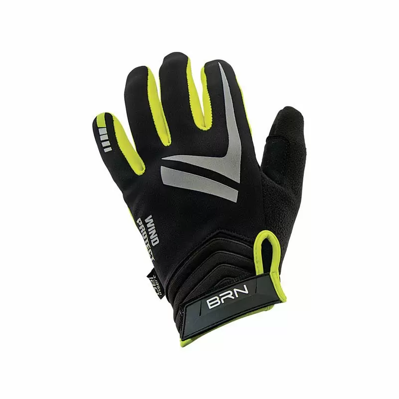 Winter Gloves Wind Protect Black Size L - image