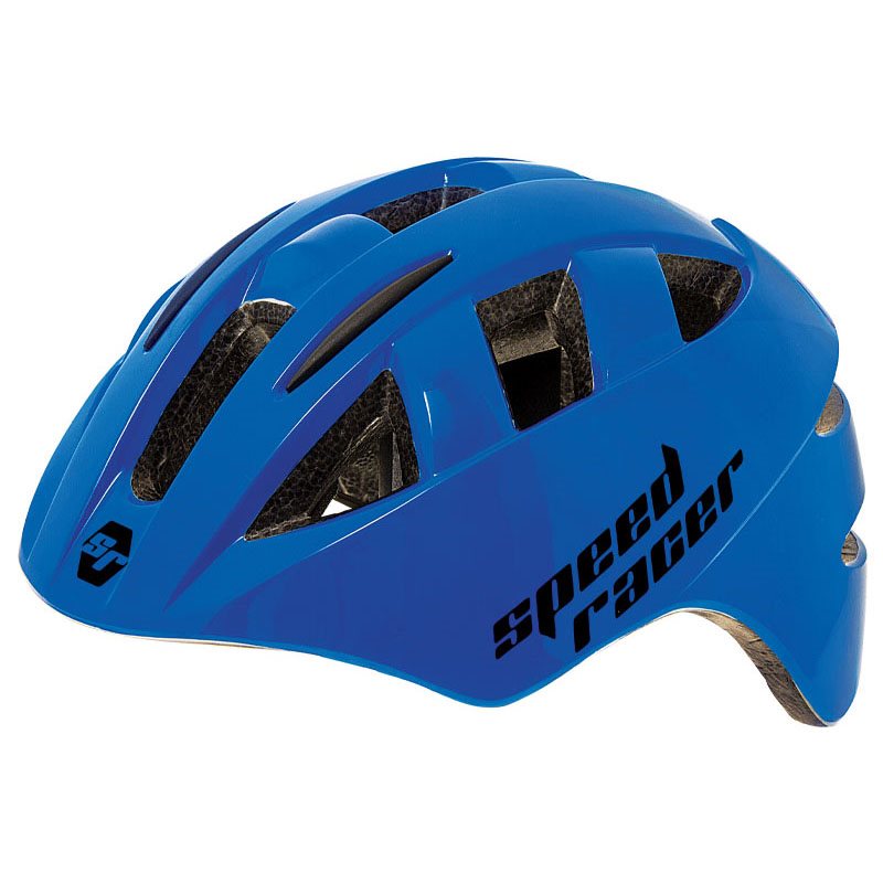 Helm Junge Speed Racer blau Größe XS 48-50cm