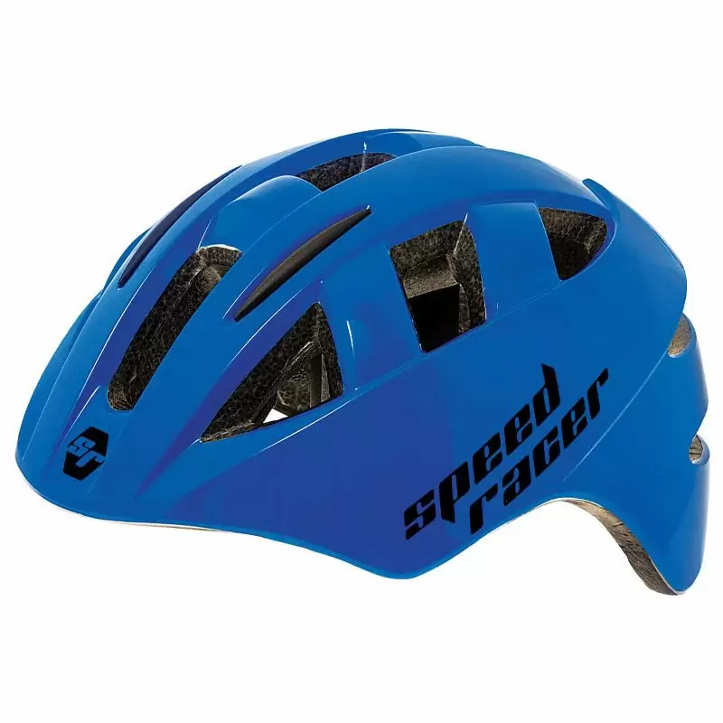 Helm Junge Speed Racer blau Größe S 50-52cm - image