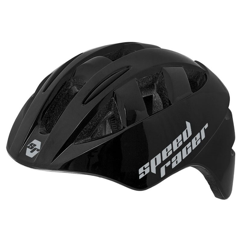 capacete menino speed racer preto tamanho XS 48-50cm