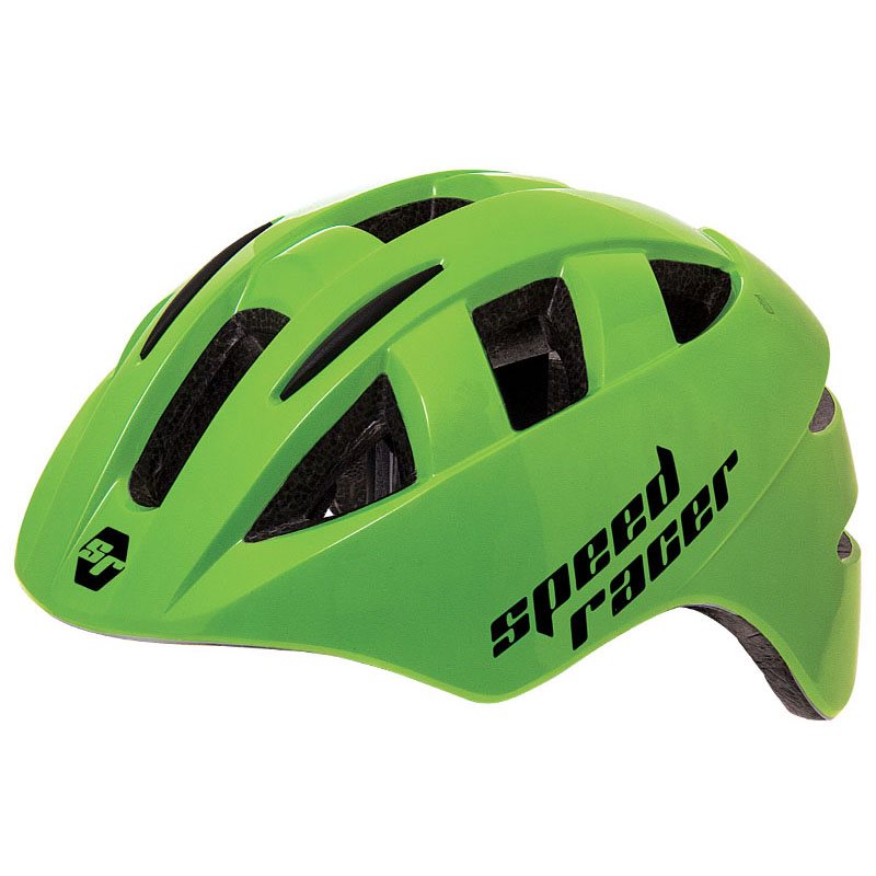 capacete menino speed racer verde tamanho XXS 44-48cm