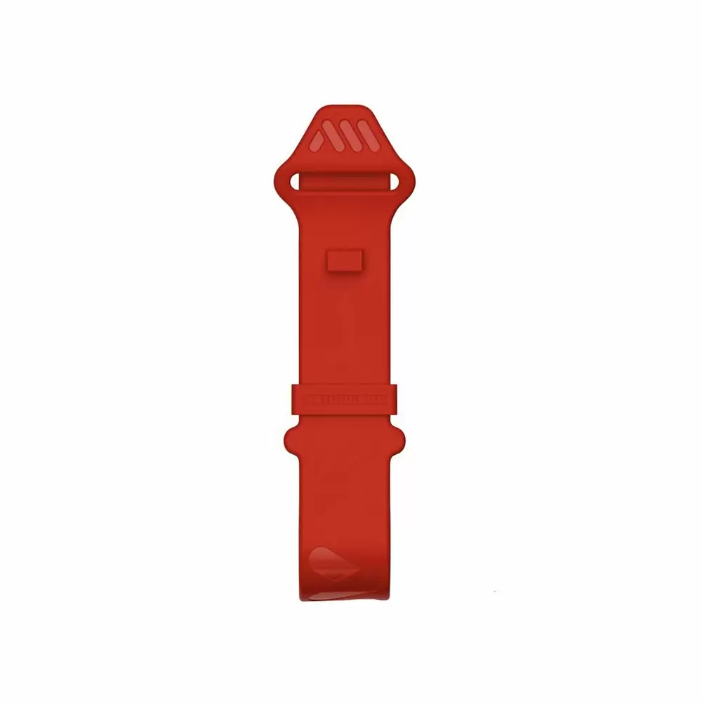 OS Strap fascia porta camera enduro da telaio in gomma rosso - image