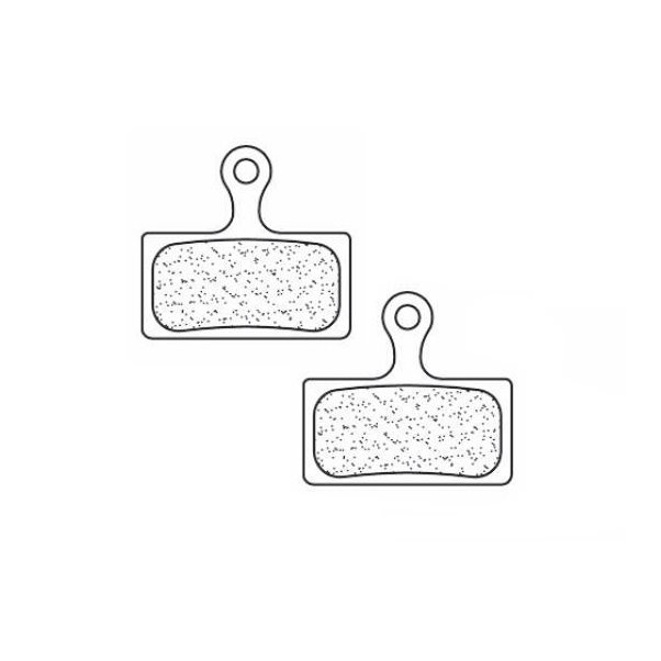 Pair of sintered Race pads for Shimano brakes XT - XTR