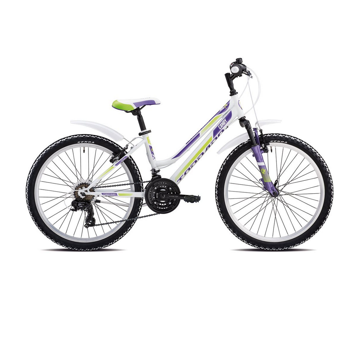 T616 candy 24'' Grils 9-11 Years 18v White/Purple